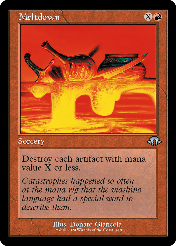 Meltdown (Retro Frame) (418) [Modern Horizons 3] foil - Deck Out Gaming
