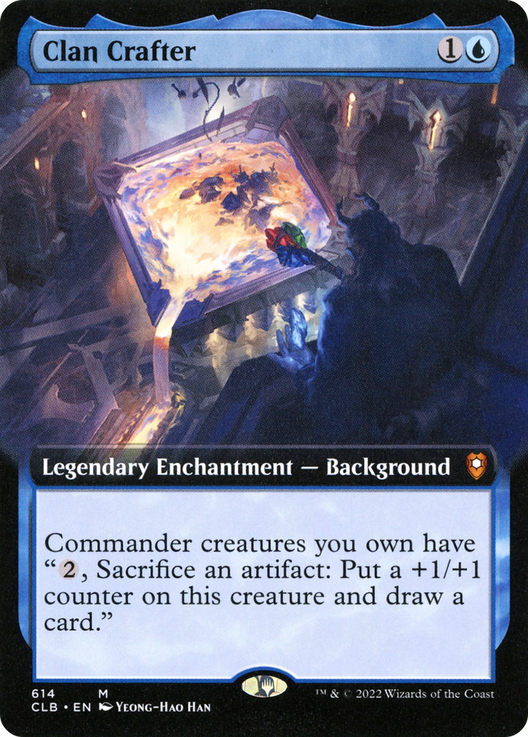 Clan Crafter (Extended Art) (614) [Commander Legends: Battle for Baldur's Gate] - Deck Out Gaming