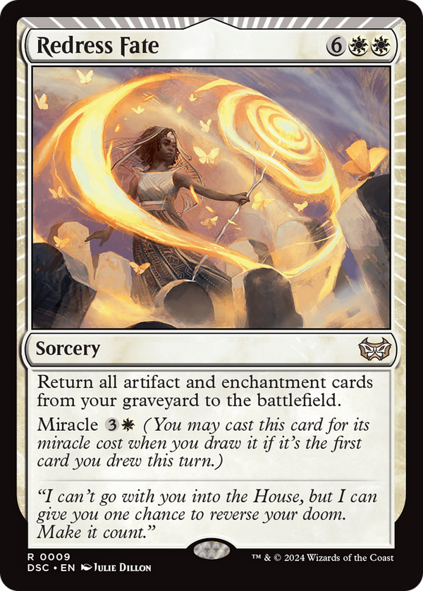 Redress Fate (9) [Duskmourn: House of Horror Commander] - Deck Out Gaming