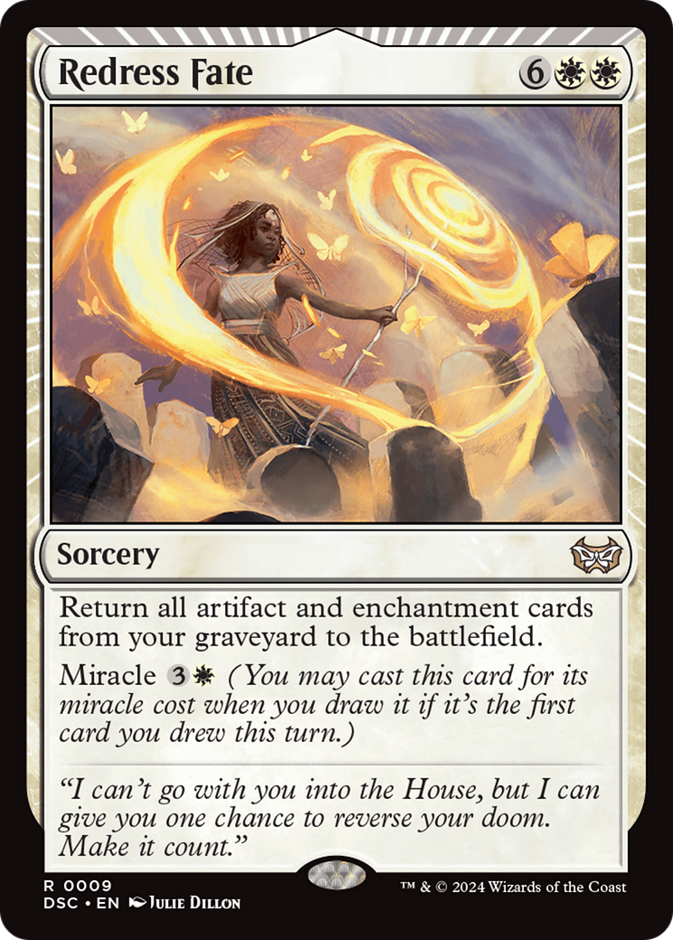 Redress Fate (9) [Duskmourn: House of Horror Commander] - Deck Out Gaming