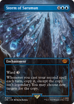 Storm of Saruman (Borderless) (413) [The Lord of the Rings: Tales of Middle-earth] foil - Deck Out Gaming