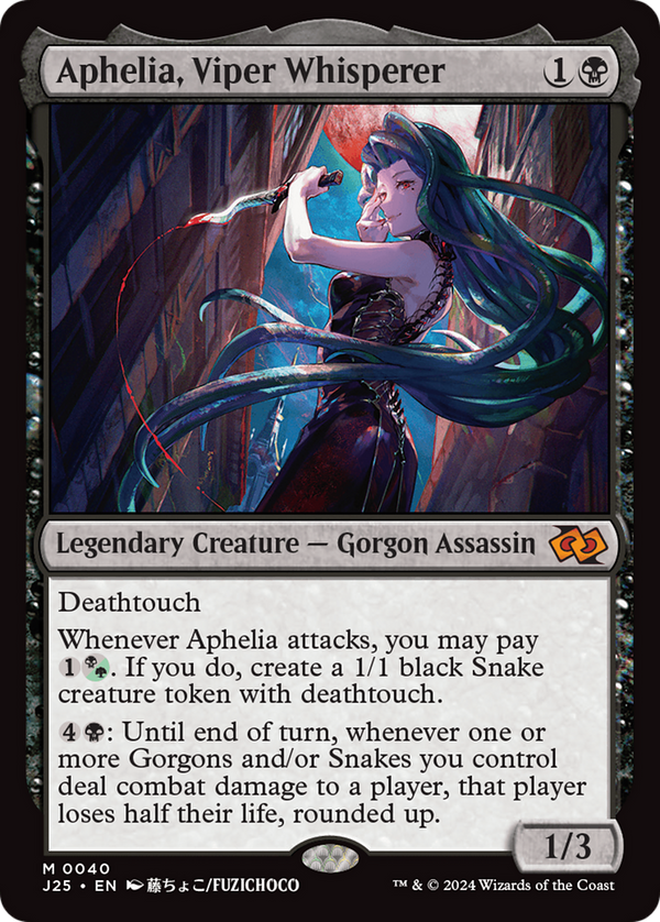 Aphelia, Viper Whisperer (Anime) (40) [Foundations Jumpstart] - Deck Out Gaming