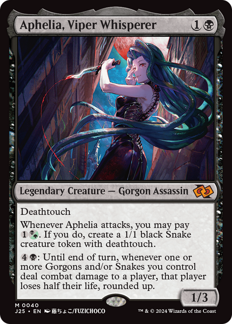 Aphelia, Viper Whisperer (Anime) (40) [Foundations Jumpstart] - Deck Out Gaming