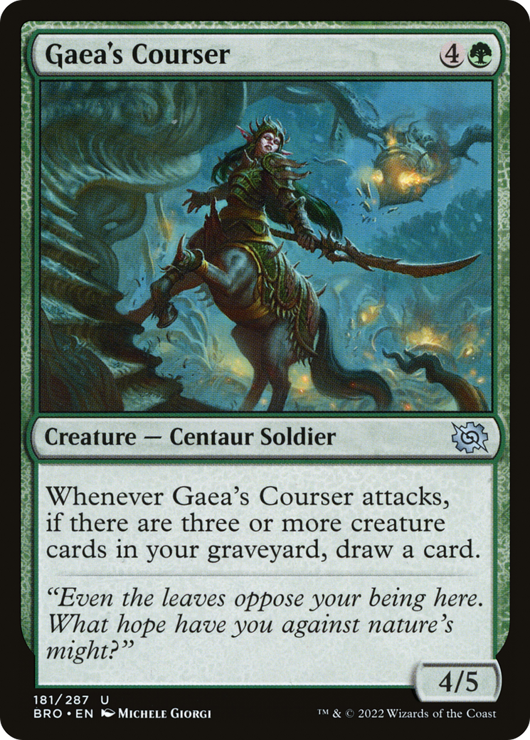 Gaea's Courser (181) [The Brothers' War] - Deck Out Gaming