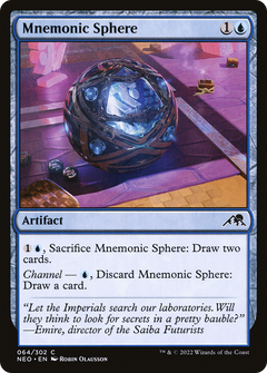 Mnemonic Sphere (64) [Kamigawa: Neon Dynasty] - Deck Out Gaming