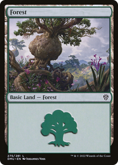 Forest (275) (275) [Dominaria United] foil - Deck Out Gaming