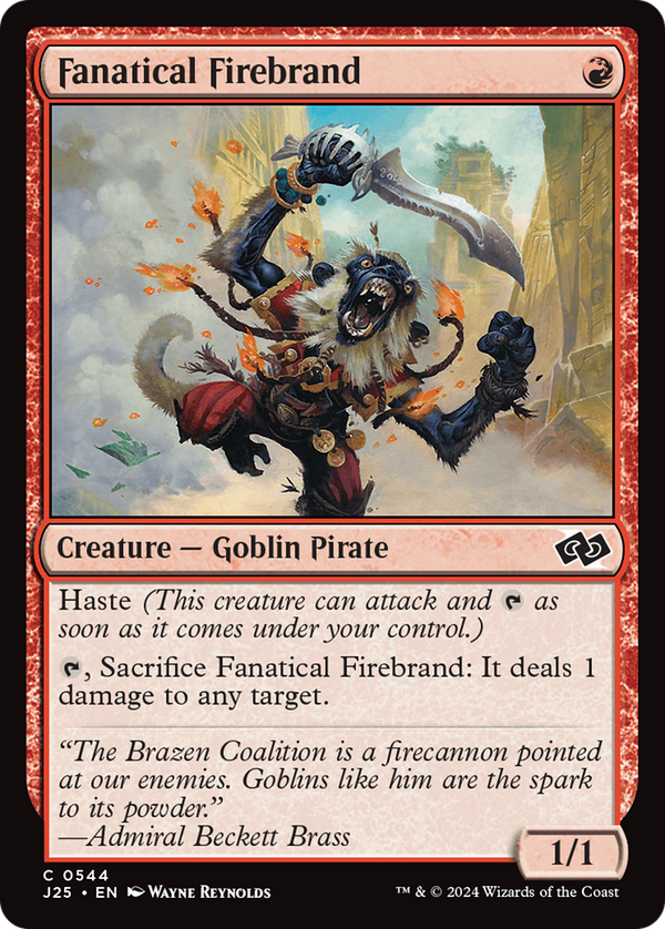 Fanatical Firebrand (544) [Foundations Jumpstart] - Deck Out Gaming