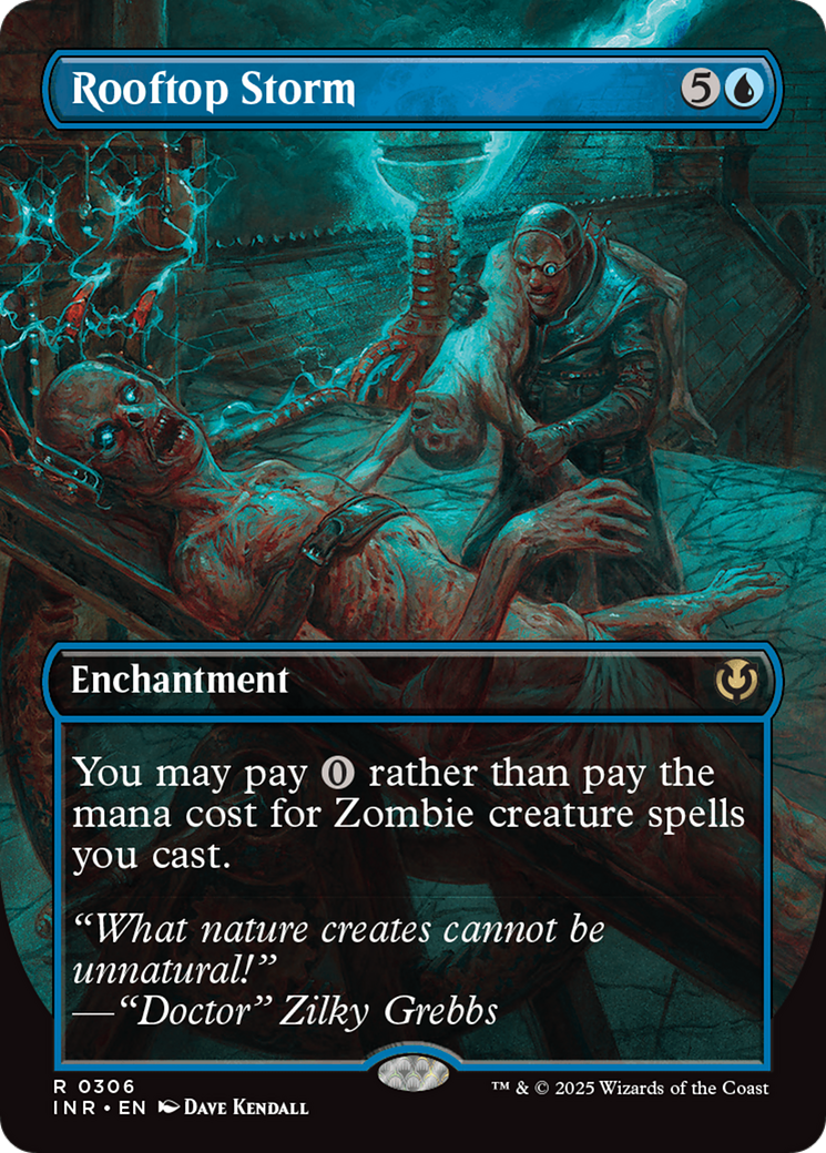 Rooftop Storm (Borderless) (306) [Innistrad Remastered] foil - Deck Out Gaming