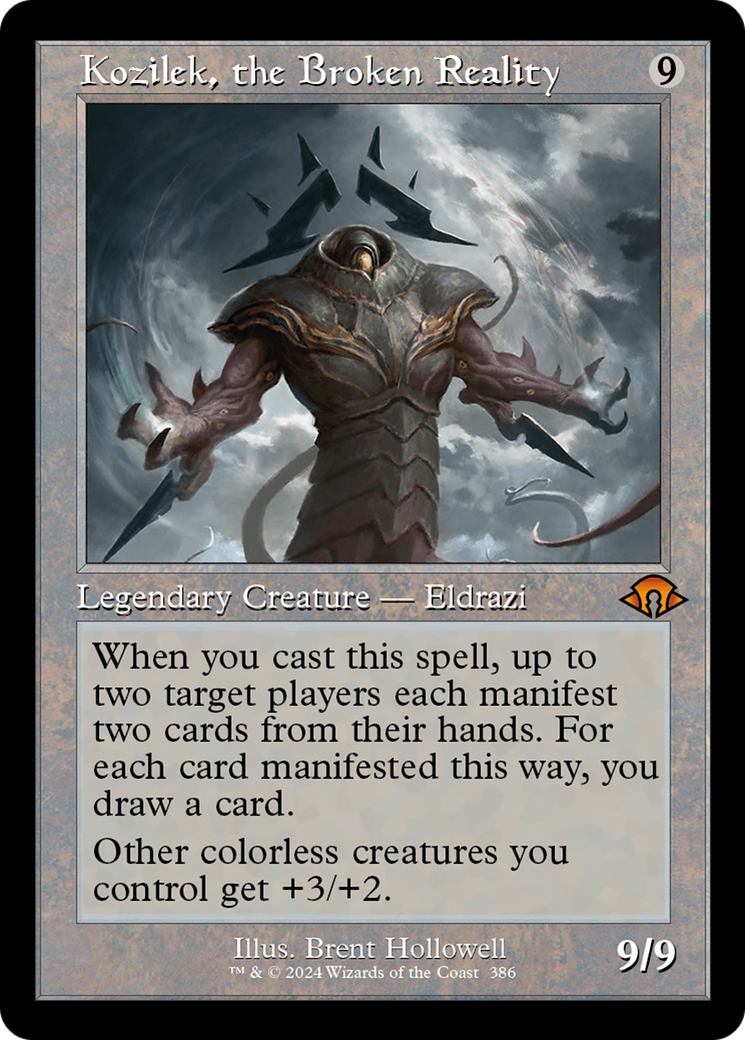 Kozilek, the Broken Reality (Retro Frame) (386) [Modern Horizons 3] foil - Deck Out Gaming