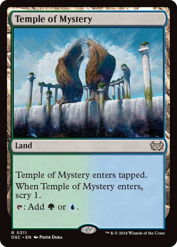 Temple of Mystery (311) [Duskmourn: House of Horror Commander] - Deck Out Gaming