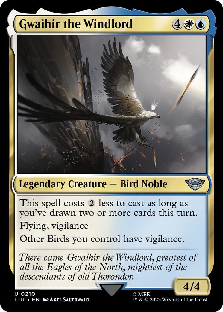 Gwaihir the Windlord (210) [The Lord of the Rings: Tales of Middle-earth] foil - Deck Out Gaming