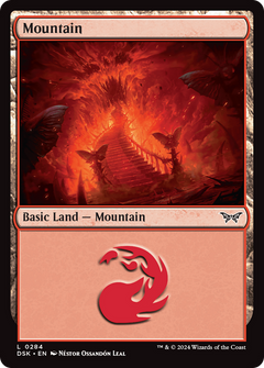 Mountain (0284) (284) [Duskmourn: House of Horror] - Deck Out Gaming