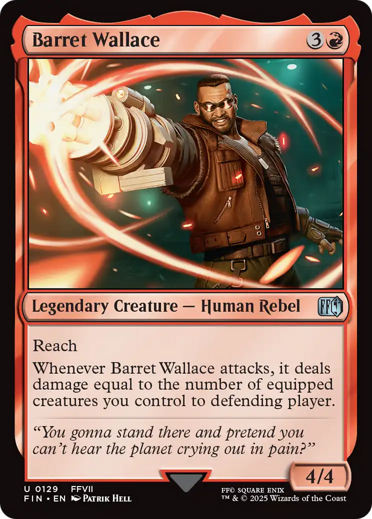 Barret Wallace (129) [FINAL FANTASY] - Deck Out Gaming