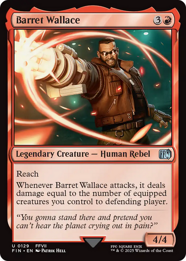 Barret Wallace (129) [FINAL FANTASY] foil - Deck Out Gaming