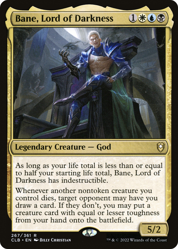 Bane, Lord of Darkness (267) [Commander Legends: Battle for Baldur's Gate] foil - Deck Out Gaming