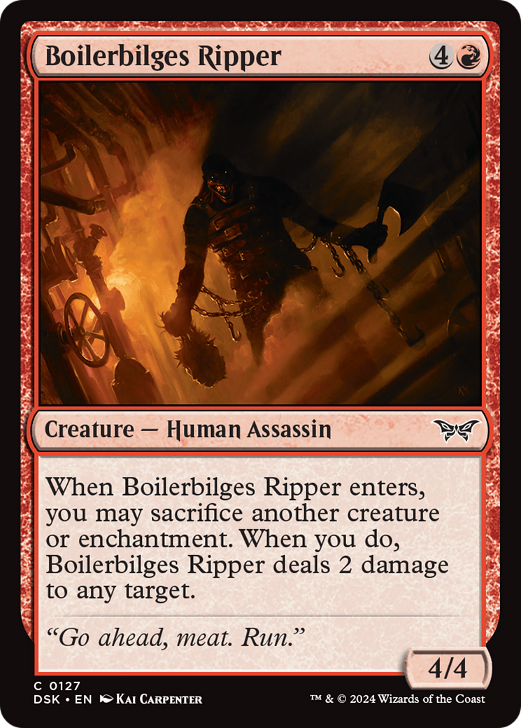 Boilerbilges Ripper (127) [Duskmourn: House of Horror] - Deck Out Gaming