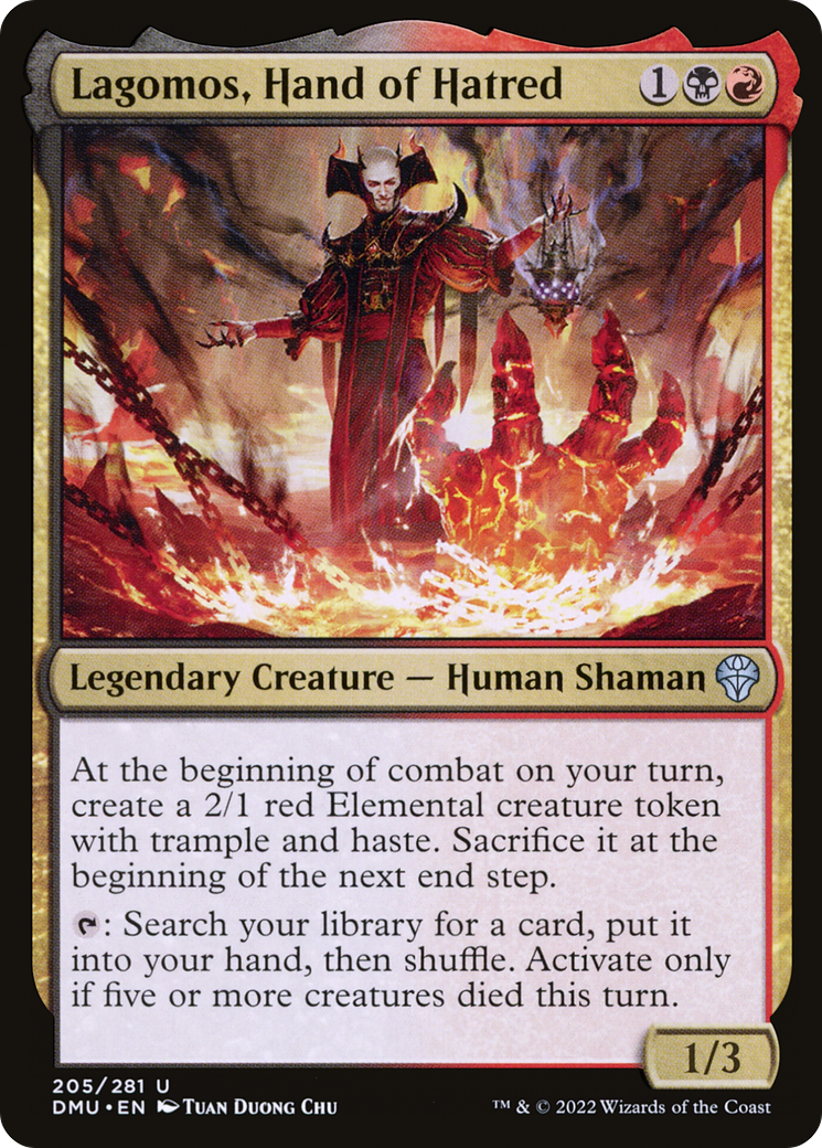 Lagomos, Hand of Hatred (205) [Dominaria United] foil - Deck Out Gaming