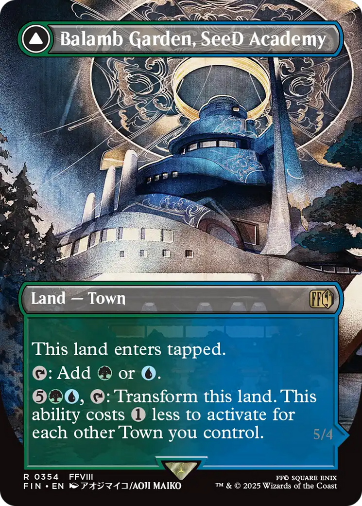 Balamb Garden, SeeD Academy // Balamb Garden, Airborne (354) [FINAL FANTASY] foil - Deck Out Gaming