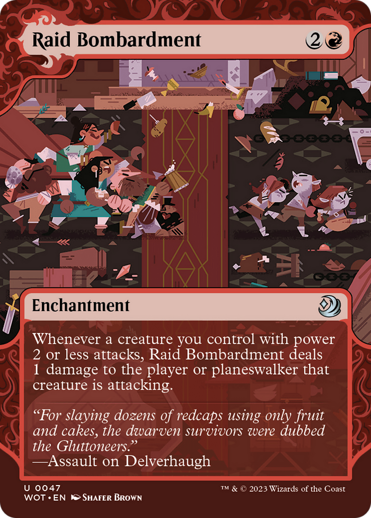 Raid Bombardment (47) [Wilds of Eldraine: Enchanting Tales] foil - Deck Out Gaming