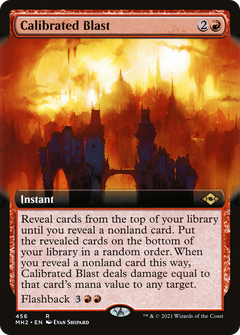 Calibrated Blast (Extended Art) (456) [Modern Horizons 2] - Deck Out Gaming