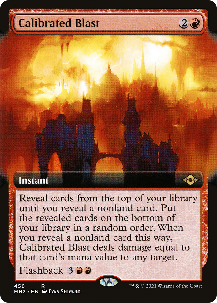 Calibrated Blast (Extended Art) (456) [Modern Horizons 2] - Deck Out Gaming