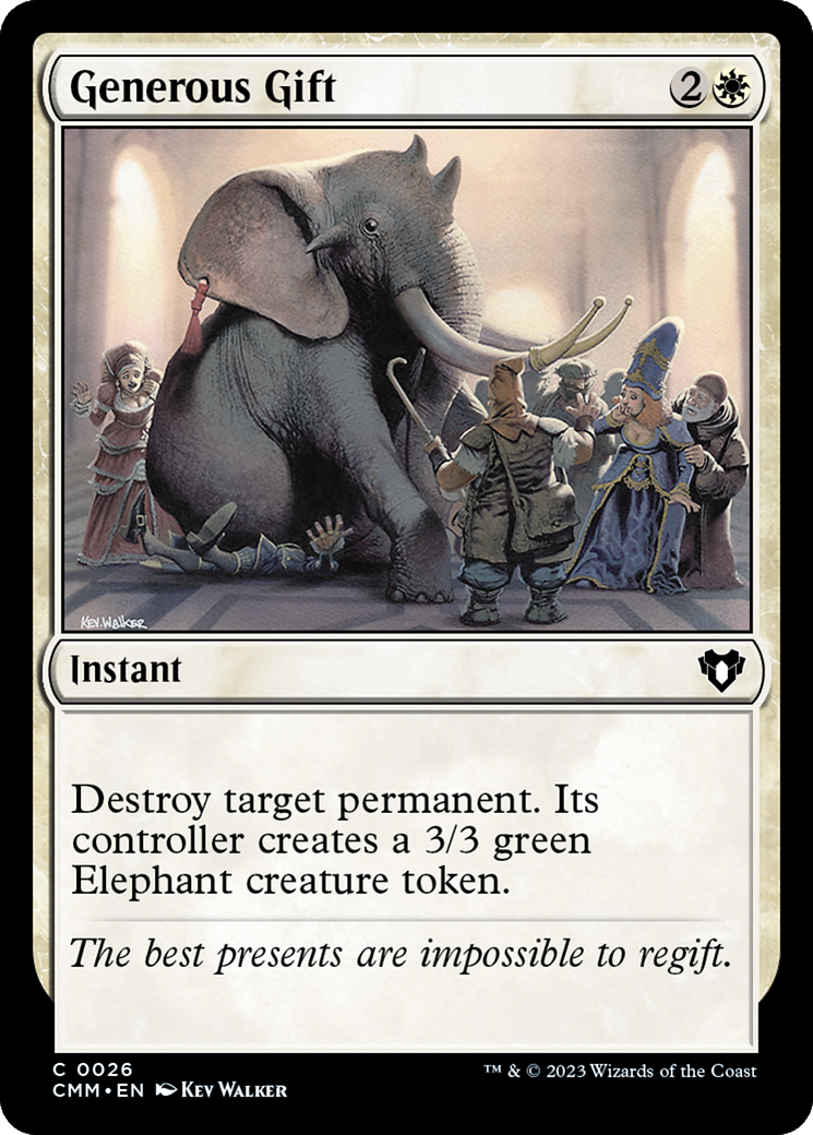 Generous Gift (26) [Commander Masters] foil - Deck Out Gaming