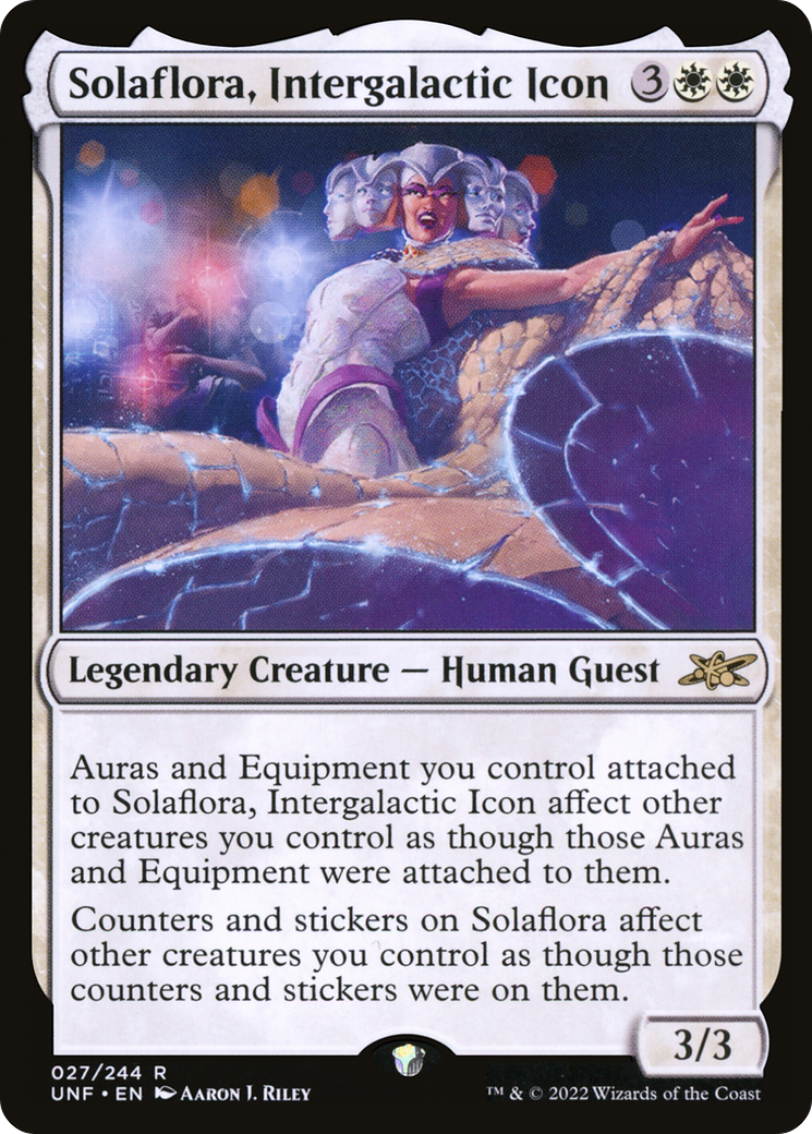 Solaflora, Intergalactic Icon (27) [Unfinity] - Deck Out Gaming