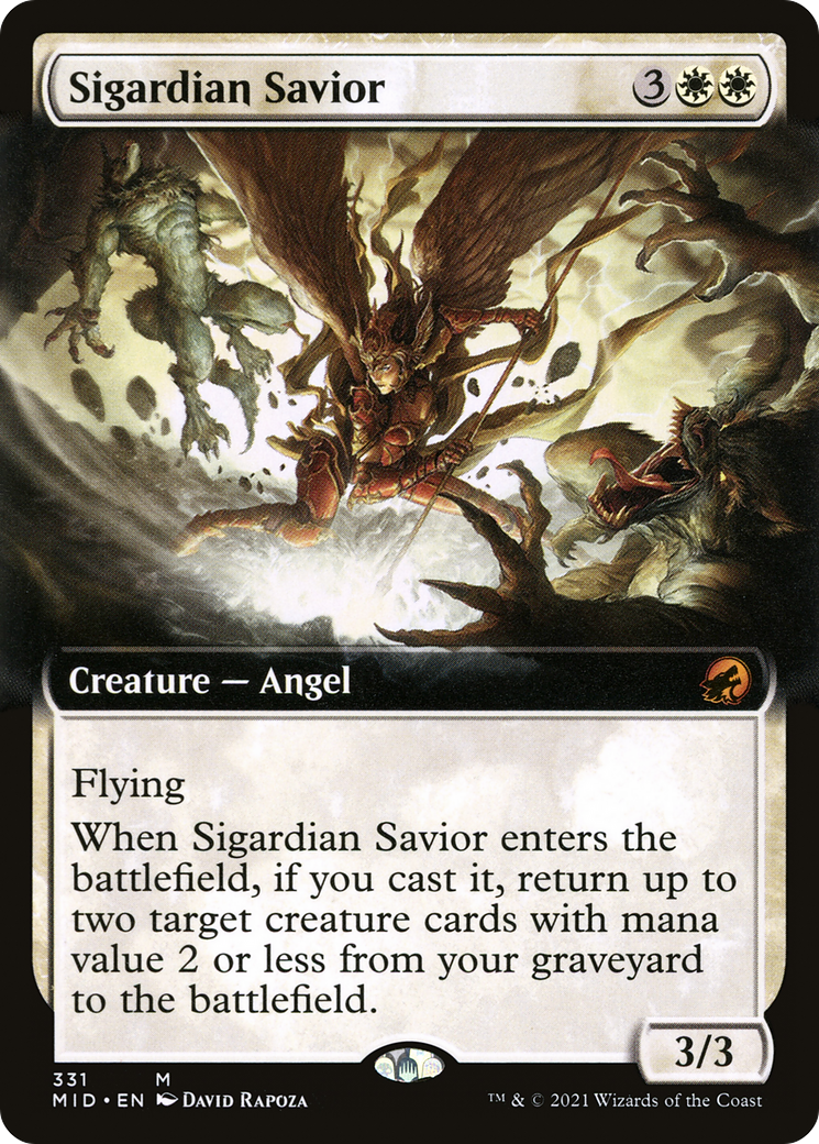 Sigardian Savior (Extended Art) (331) [Innistrad: Midnight Hunt] - Deck Out Gaming