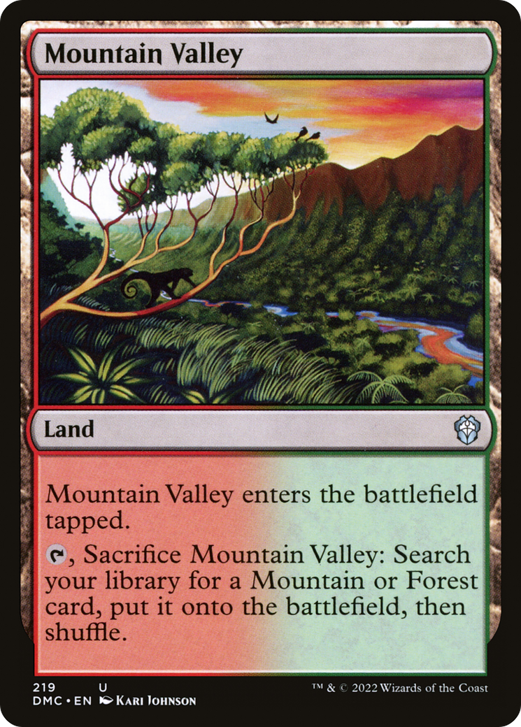 Mountain Valley (219) [Commander: Dominaria United] - Deck Out Gaming