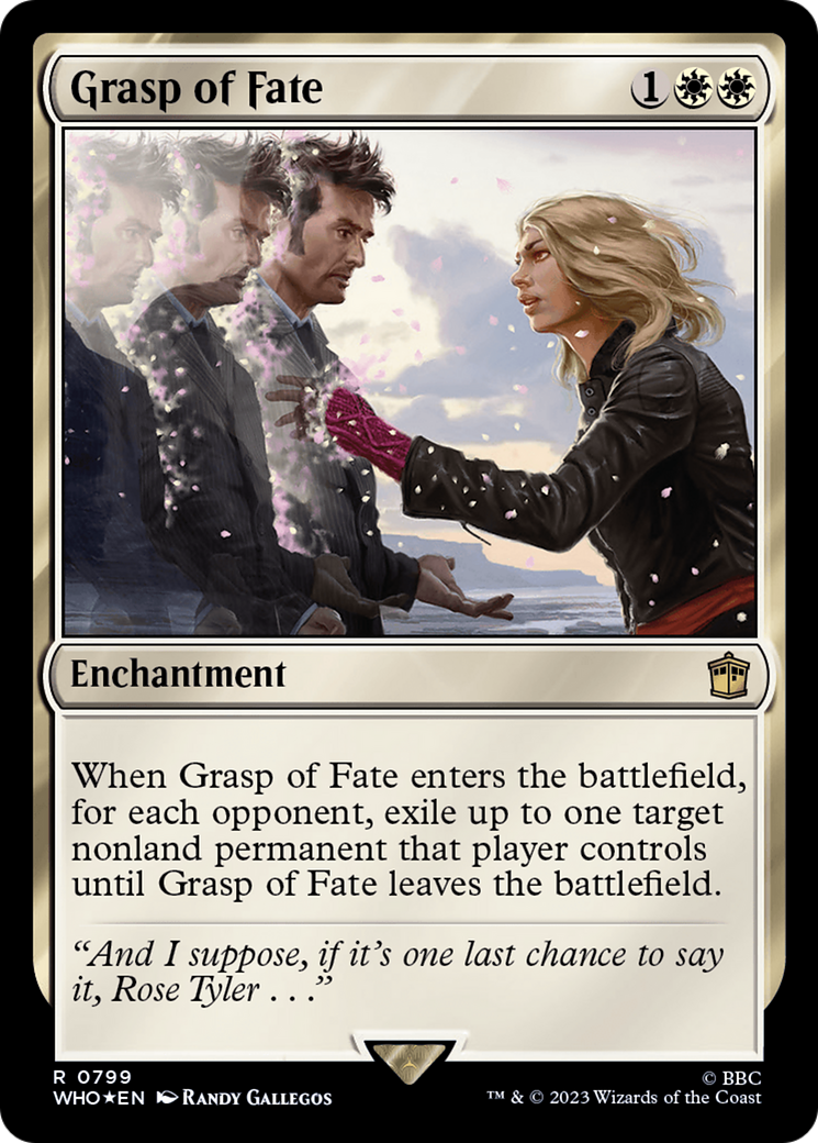 Grasp of Fate (Surge Foil) (799) [Doctor Who] foil - Deck Out Gaming