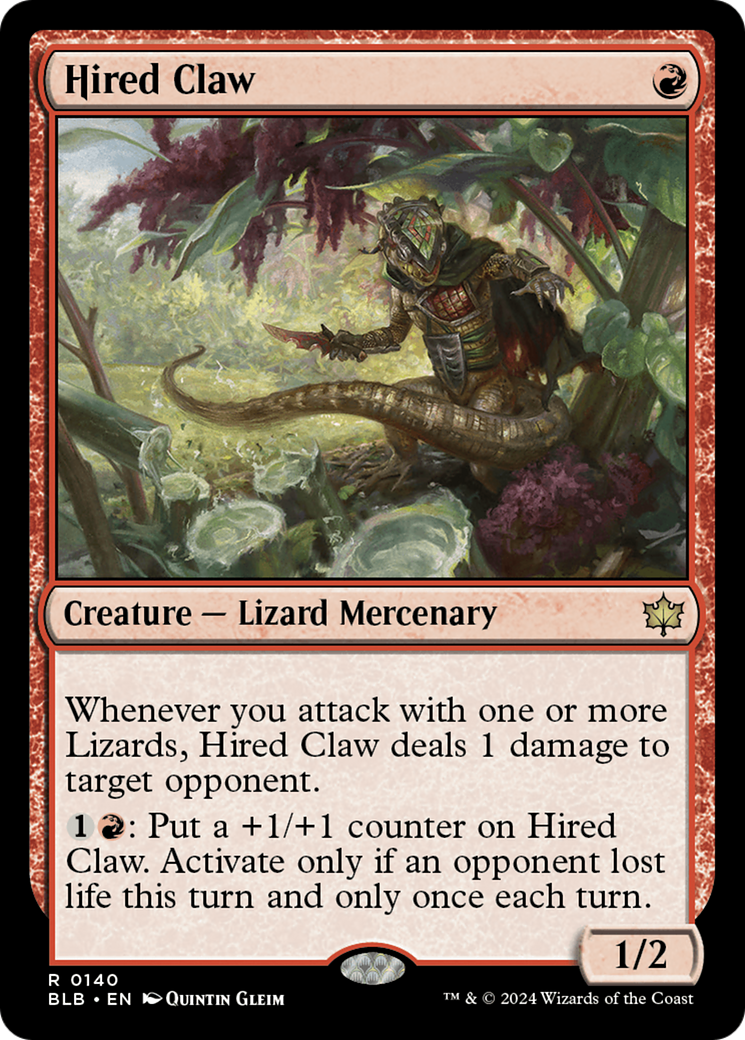 Hired Claw (140) [Bloomburrow] - Deck Out Gaming