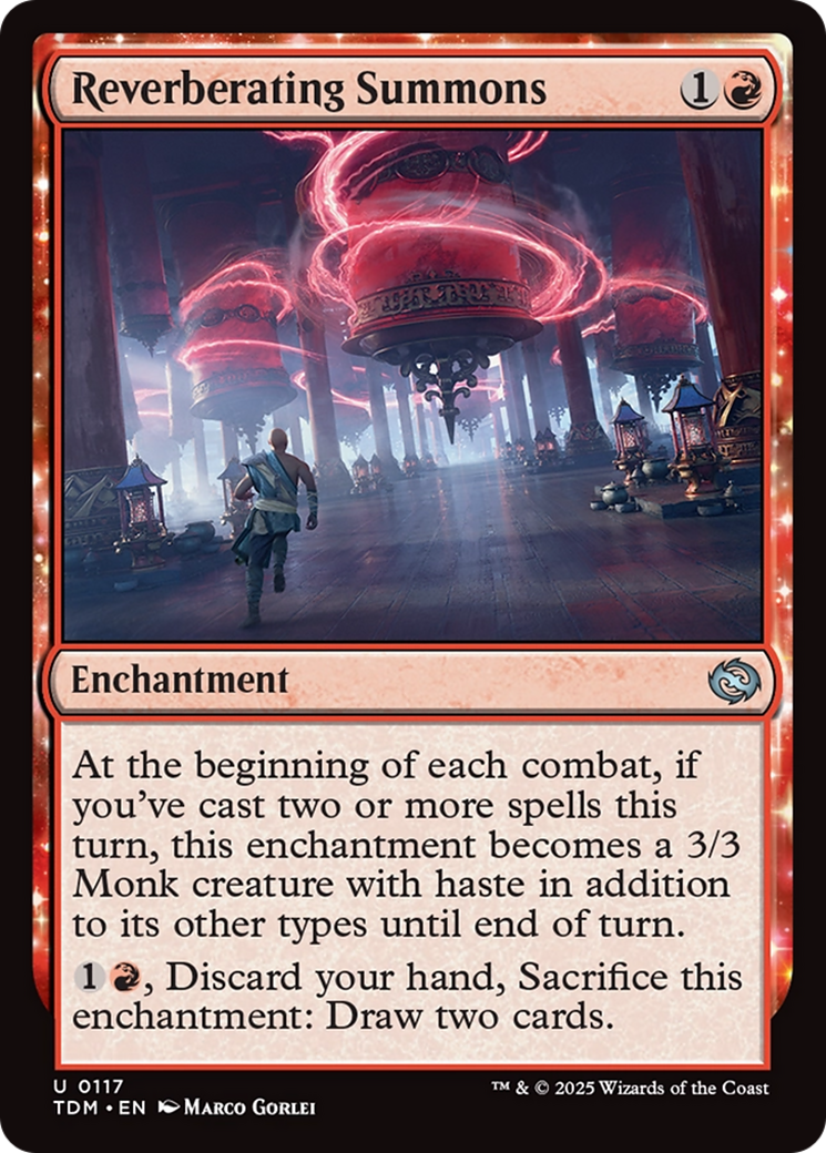Reverberating Summons (117) [Tarkir: Dragonstorm] - Deck Out Gaming