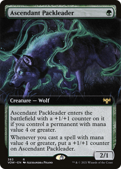 Ascendant Packleader (Extended Art) (383) [Innistrad: Crimson Vow] - Deck Out Gaming