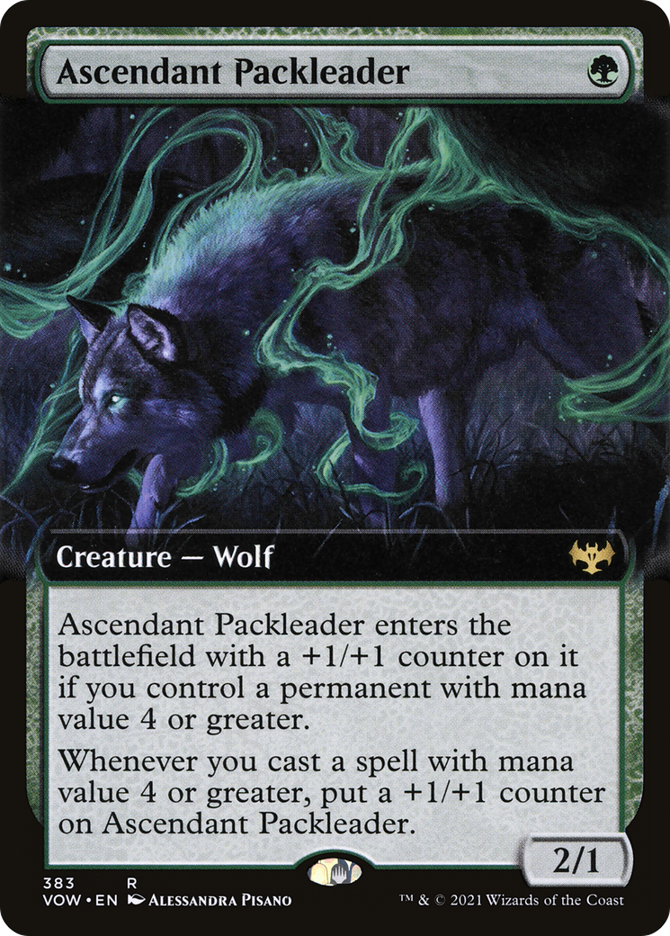 Ascendant Packleader (Extended Art) (383) [Innistrad: Crimson Vow] - Deck Out Gaming