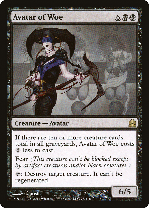 Avatar of Woe (73) [Commander 2011] - Deck Out Gaming