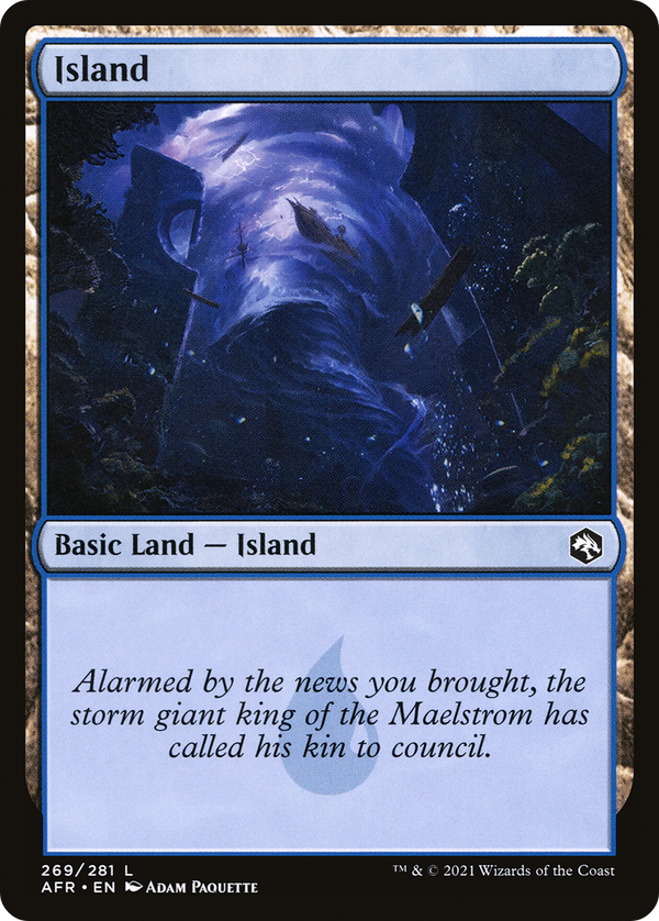 Island (269) [Adventures in the Forgotten Realms] foil - Deck Out Gaming