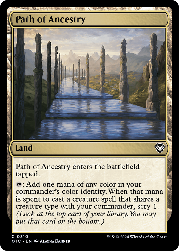 Path of Ancestry (310) [Outlaws of Thunder Junction Commander] - Deck Out Gaming