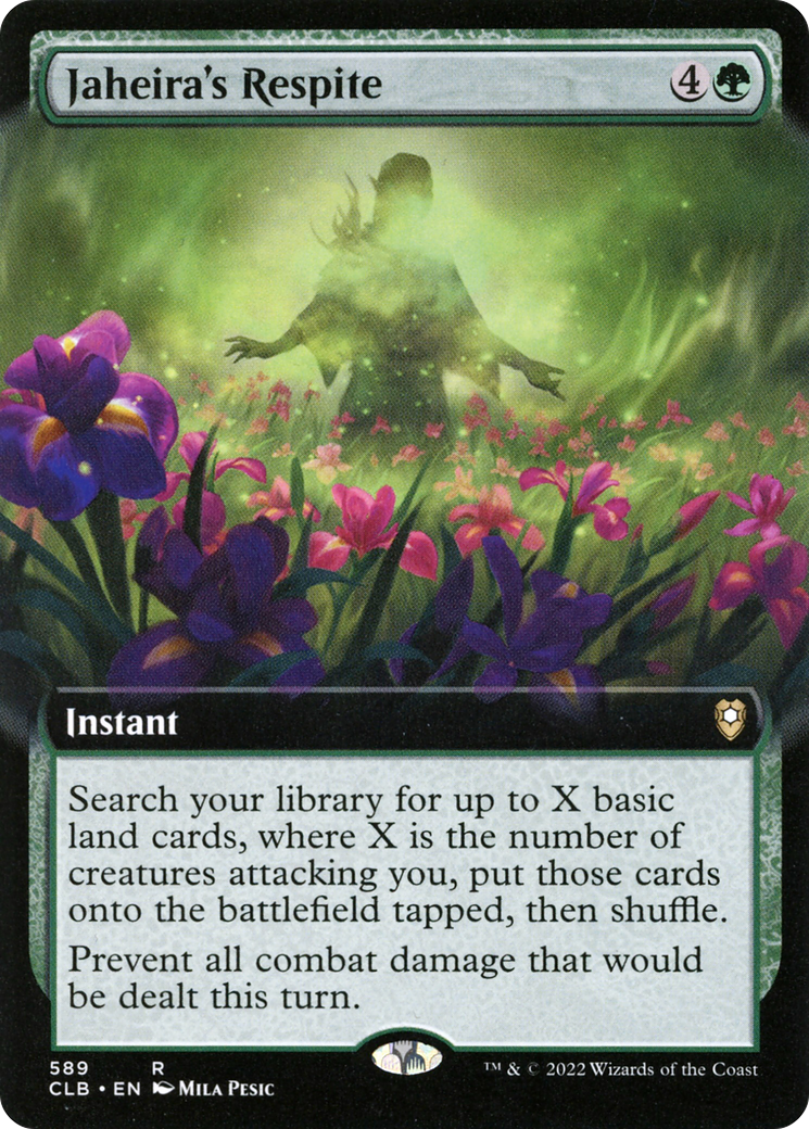 Jaheira's Respite (Extended Art) (589) [Commander Legends: Battle for Baldur's Gate] - Deck Out Gaming