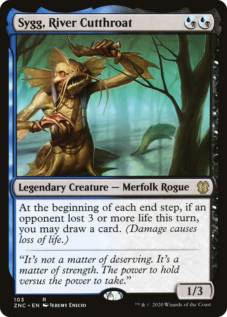 Sygg, River Cutthroat (103) [Commander: Zendikar Rising] - Deck Out Gaming