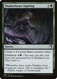 Shadowbeast Sighting (198) [Innistrad: Midnight Hunt] - Deck Out Gaming
