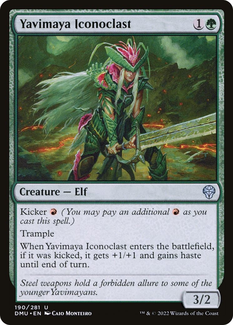 Yavimaya Iconoclast (190) [Dominaria United] foil - Deck Out Gaming