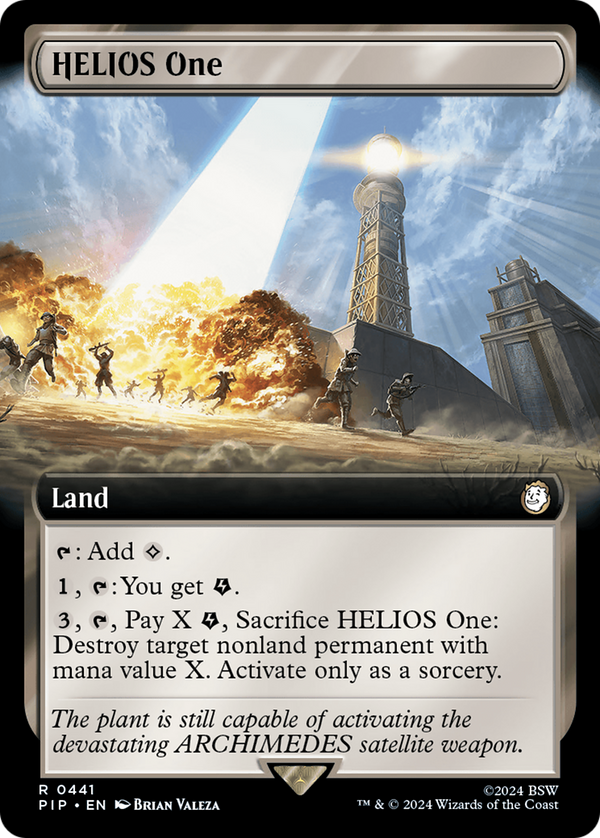 HELIOS One (Extended Art) (441) [Fallout] foil - Deck Out Gaming
