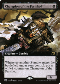 Champion of the Perished (Extended Art) (344) [Innistrad: Midnight Hunt] foil - Deck Out Gaming