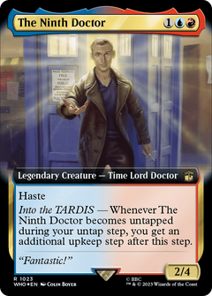 The Ninth Doctor (Extended Art) (Surge Foil) (1023) [Doctor Who] foil - Deck Out Gaming