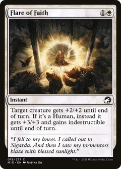 Flare of Faith (19) [Innistrad: Midnight Hunt] foil - Deck Out Gaming