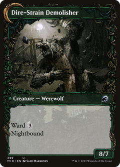 Burly Breaker // Dire-Strain Demolisher (299) [Innistrad: Midnight Hunt] foil - Deck Out Gaming