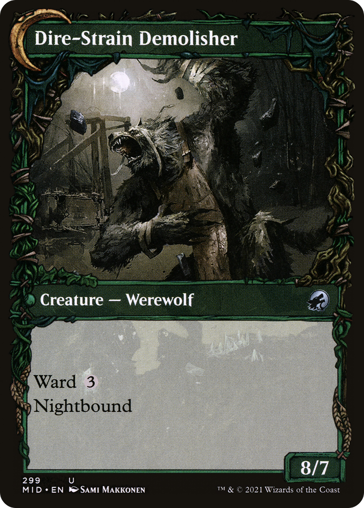 Burly Breaker // Dire-Strain Demolisher (299) [Innistrad: Midnight Hunt] foil - Deck Out Gaming