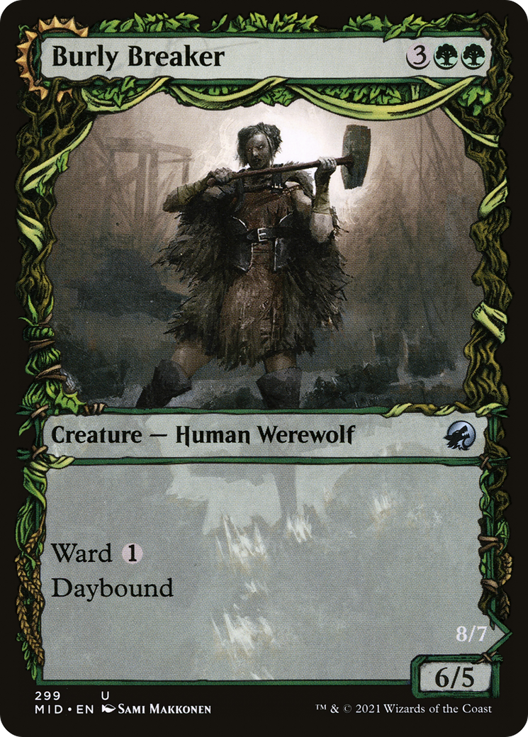 Burly Breaker // Dire-Strain Demolisher (299) [Innistrad: Midnight Hunt] foil - Deck Out Gaming