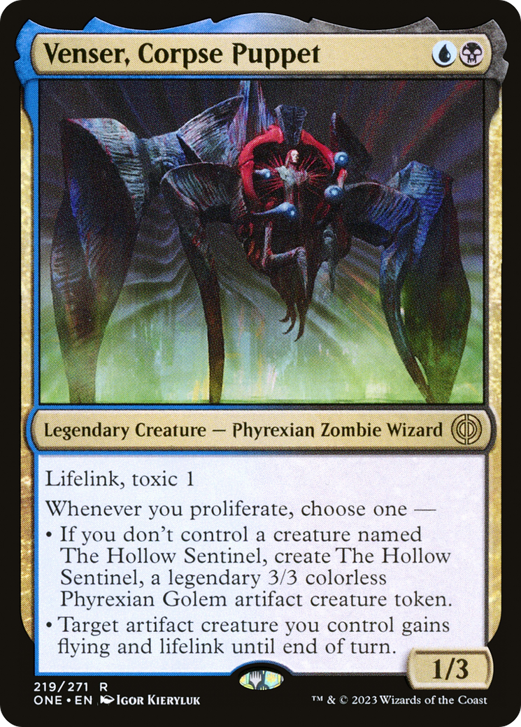 Venser, Corpse Puppet (219) [Phyrexia: All Will Be One] - Deck Out Gaming