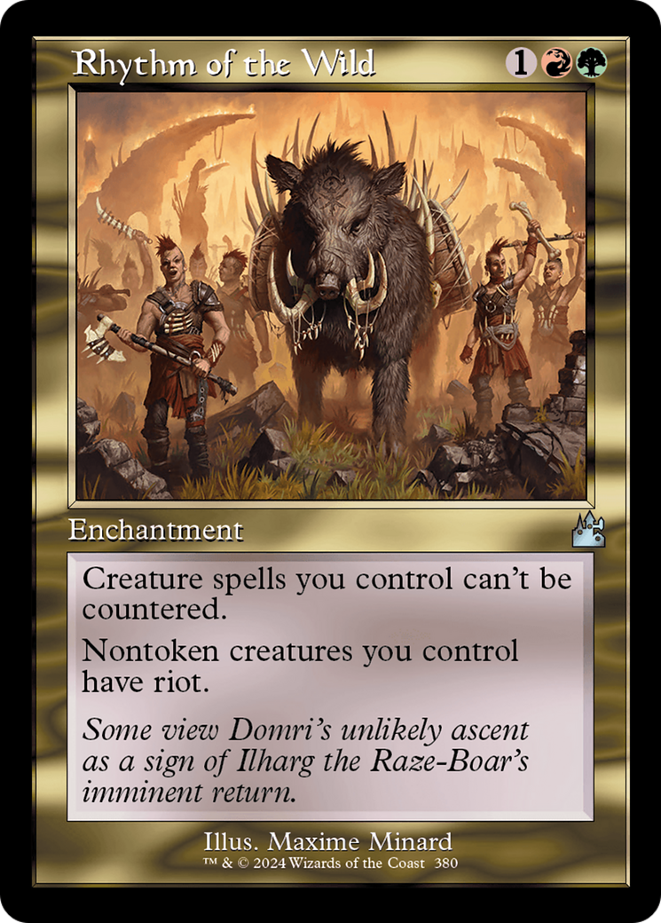 Rhythm of the Wild (Retro Frame) (380) [Ravnica Remastered] - Deck Out Gaming